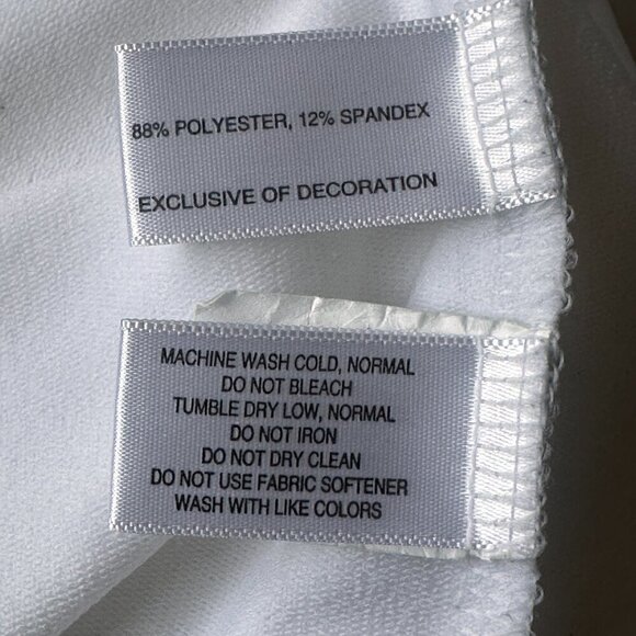 EUC - Cutter & Buck Men's Pennant Sport Half Zip in White - Size: Large - Picture 10 of 11